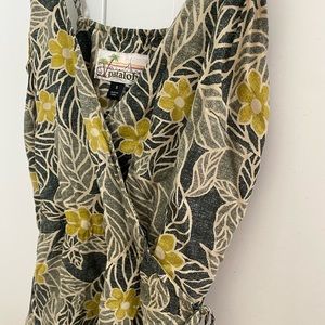 Patagonia Green Floral Wrap Dress - Pataloha